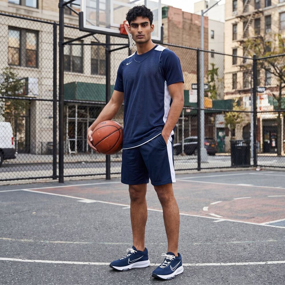 Nike Basketball Shoes Mens 21 Blue White Air Zoom GT 3 Hustle Sneakers NEW